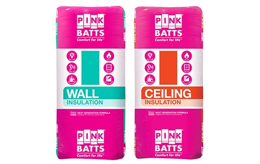 Fletcher Pink Batts ceiling insulation