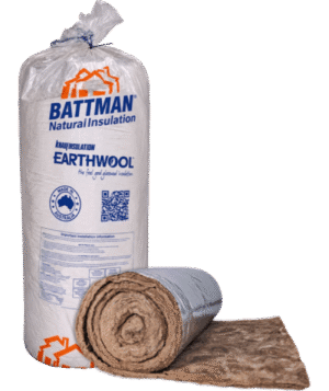 Battmans Earthwool Thermablanket roof insulation roll and packaging