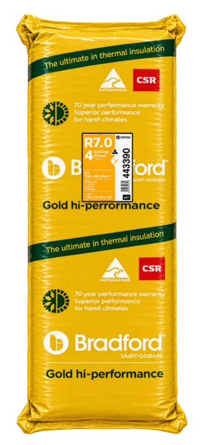 Bradford Gold R7.0 Ceiling Insulation ib gold bag