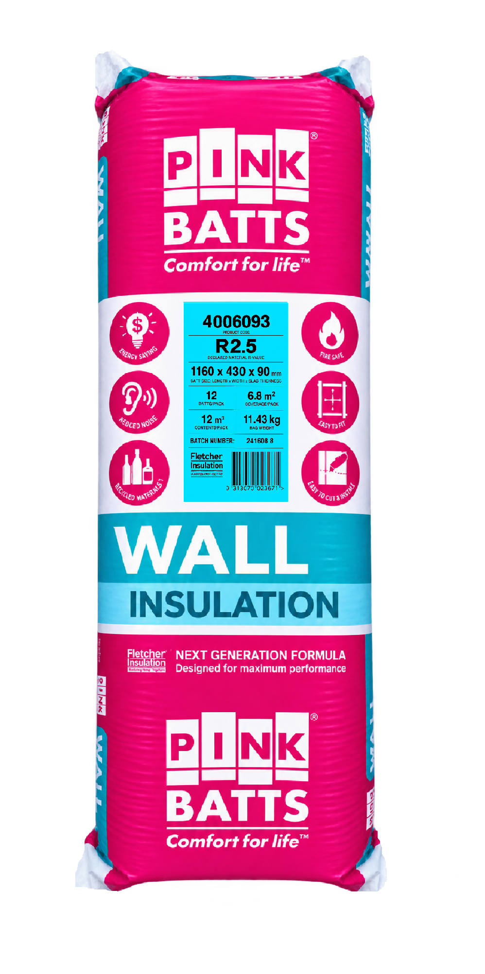 Pink® Batts R2.5 HD Wall Insulation