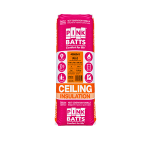 Pink Batts R6.0 Ceiling Insulation