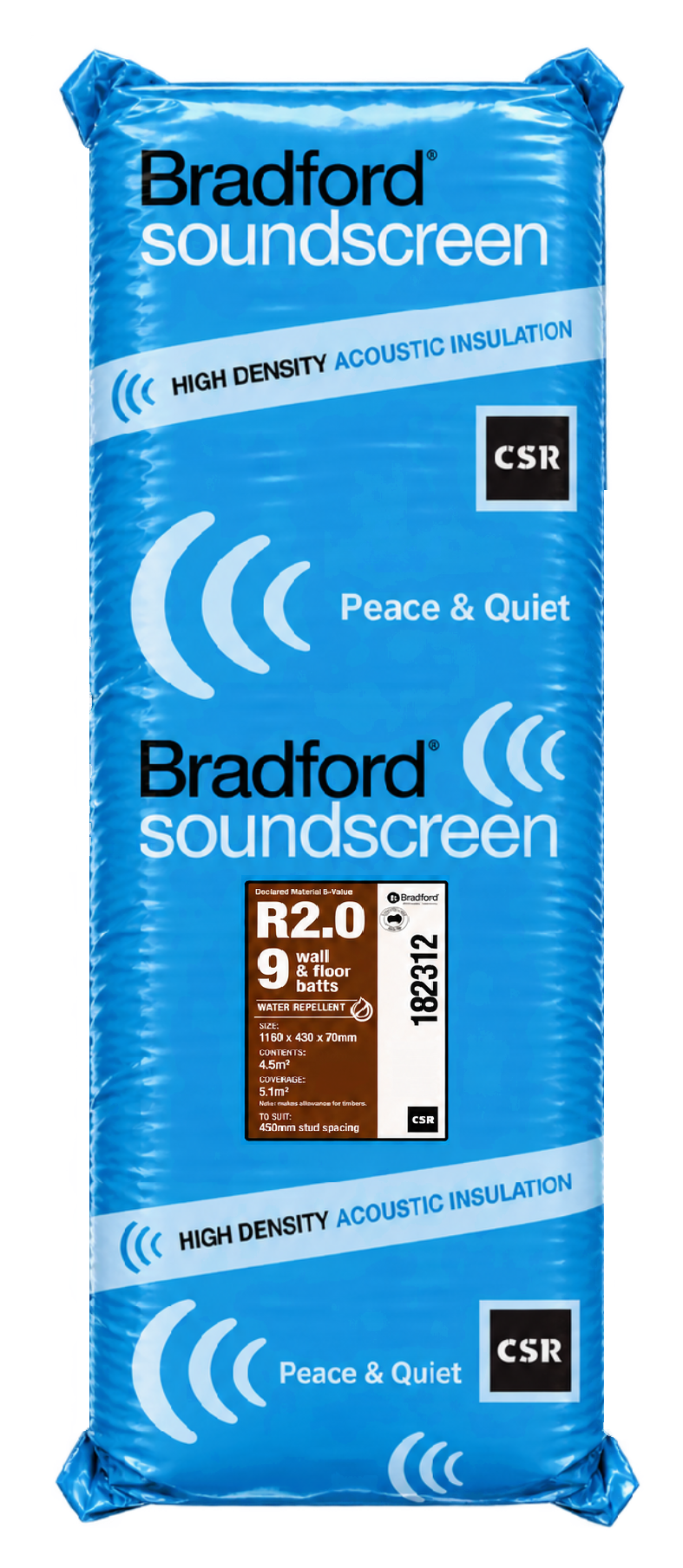 Bradford SoundScreen R2.0 acoustic insulation pack