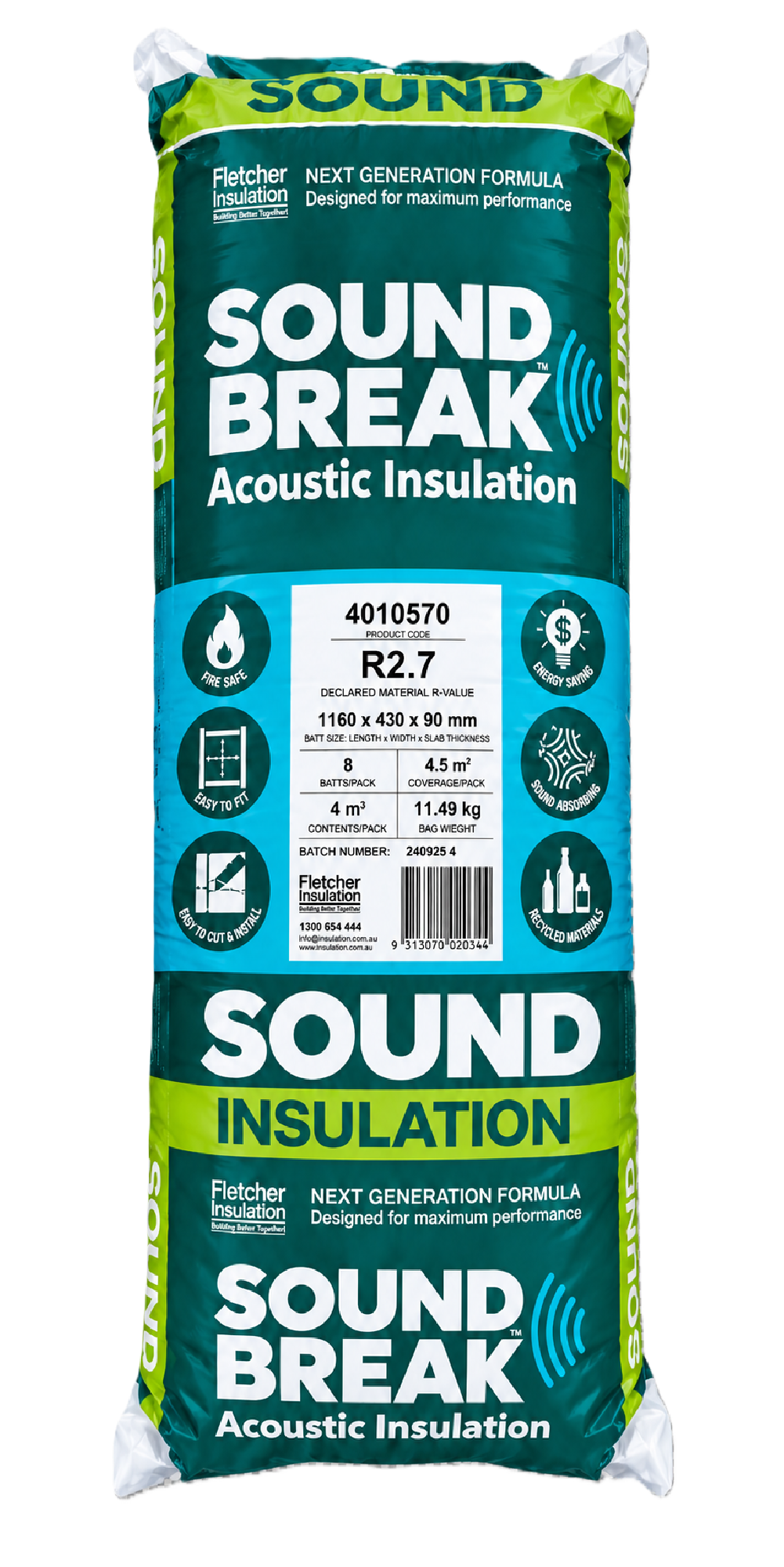 Pink® Batts Soundbreak R2.7 Wall Insulation
