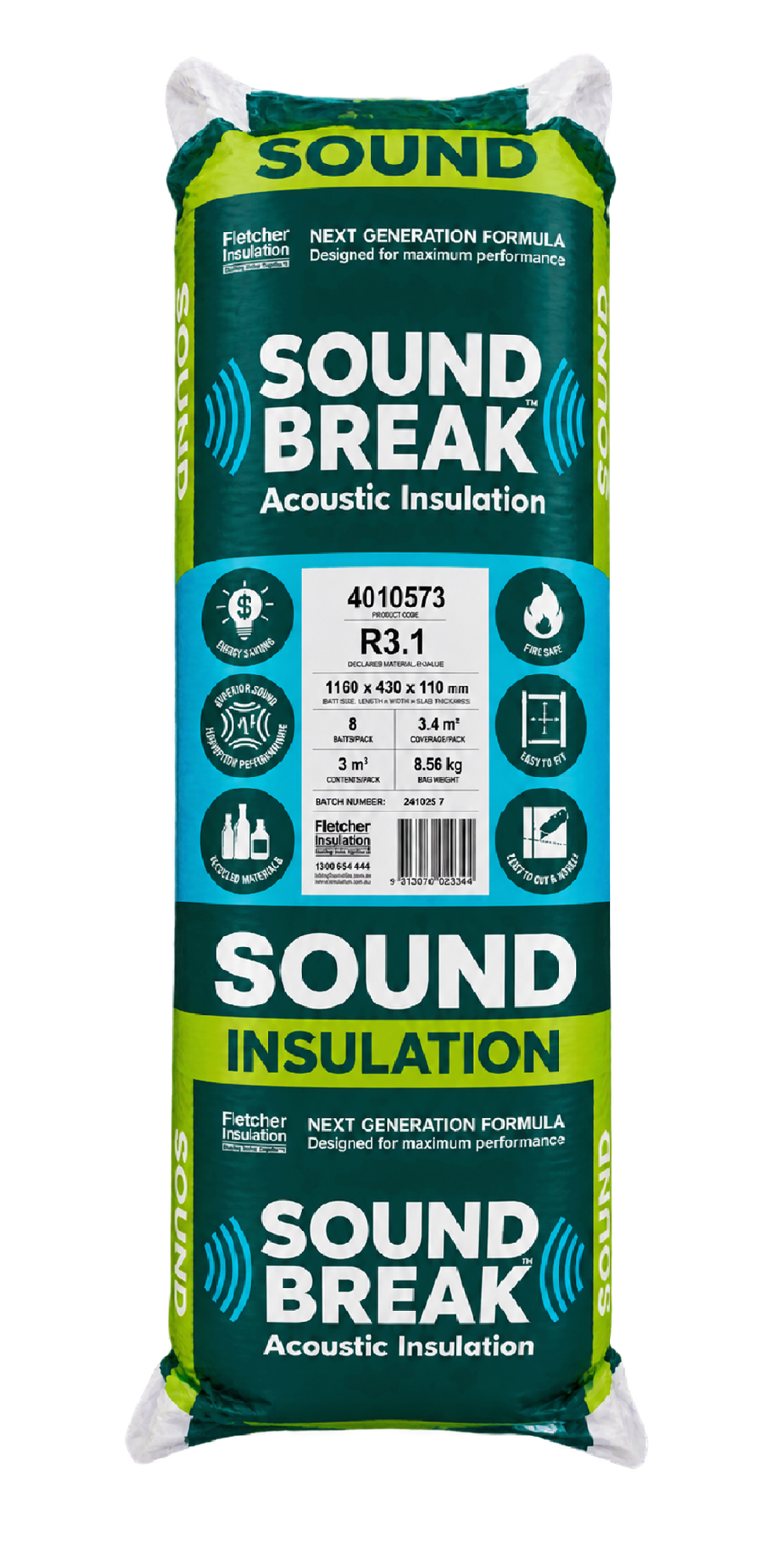 Pink® Batts Soundbreak R3.1 Wall Insulation